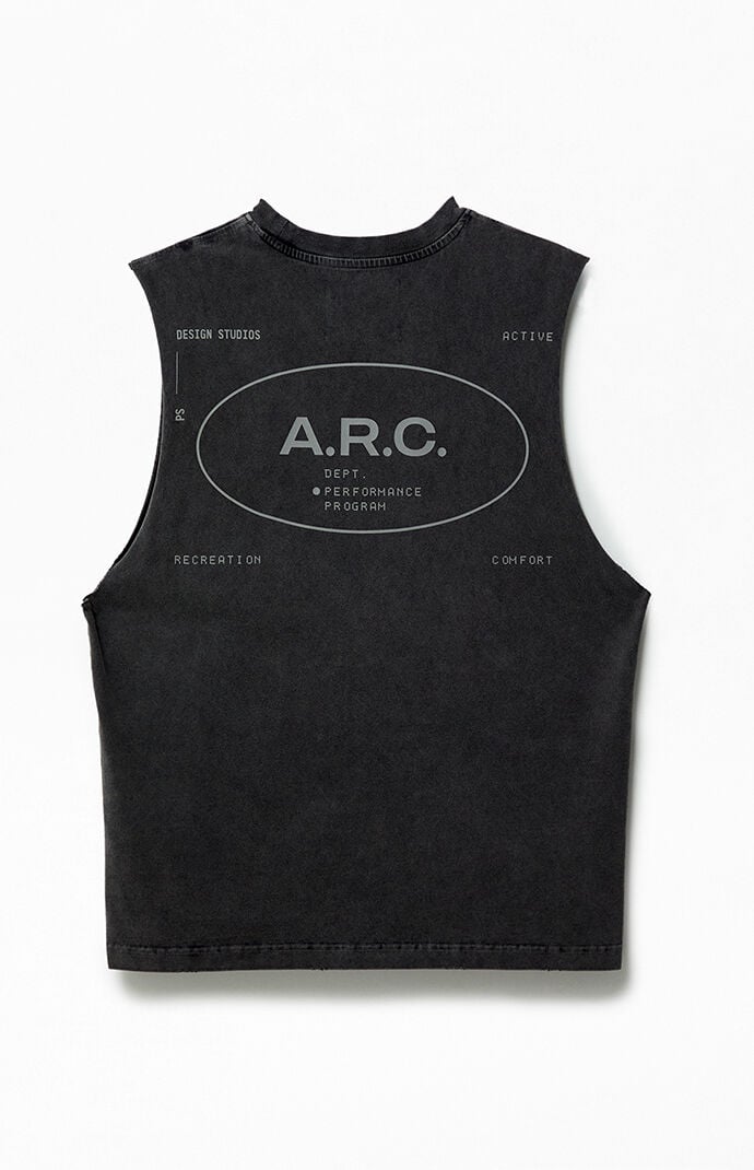 A.R.C. Vintage Wash Comfort Cut Off Muscle T-Shirt