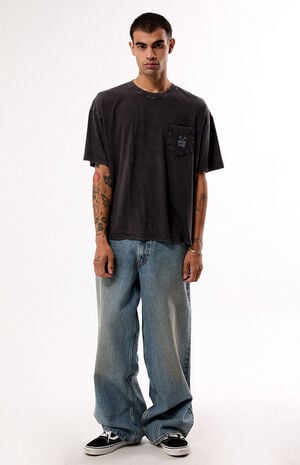 Medium Blue Extra Baggy Jeans image number 1
