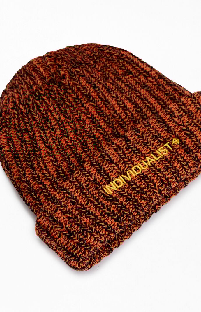 [ STIGMA ]★24FW★韓国人気★STGM Logo Classic Beanie Knitted hat e.s.motion 24/7 anthracite/high-vis yellow | Strauss