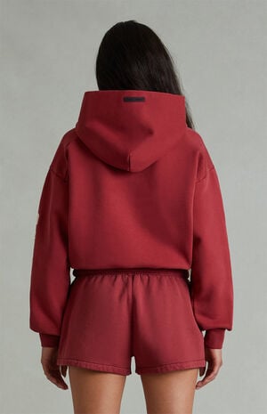 Women's Crimson Running Sweat Shorts image number 6