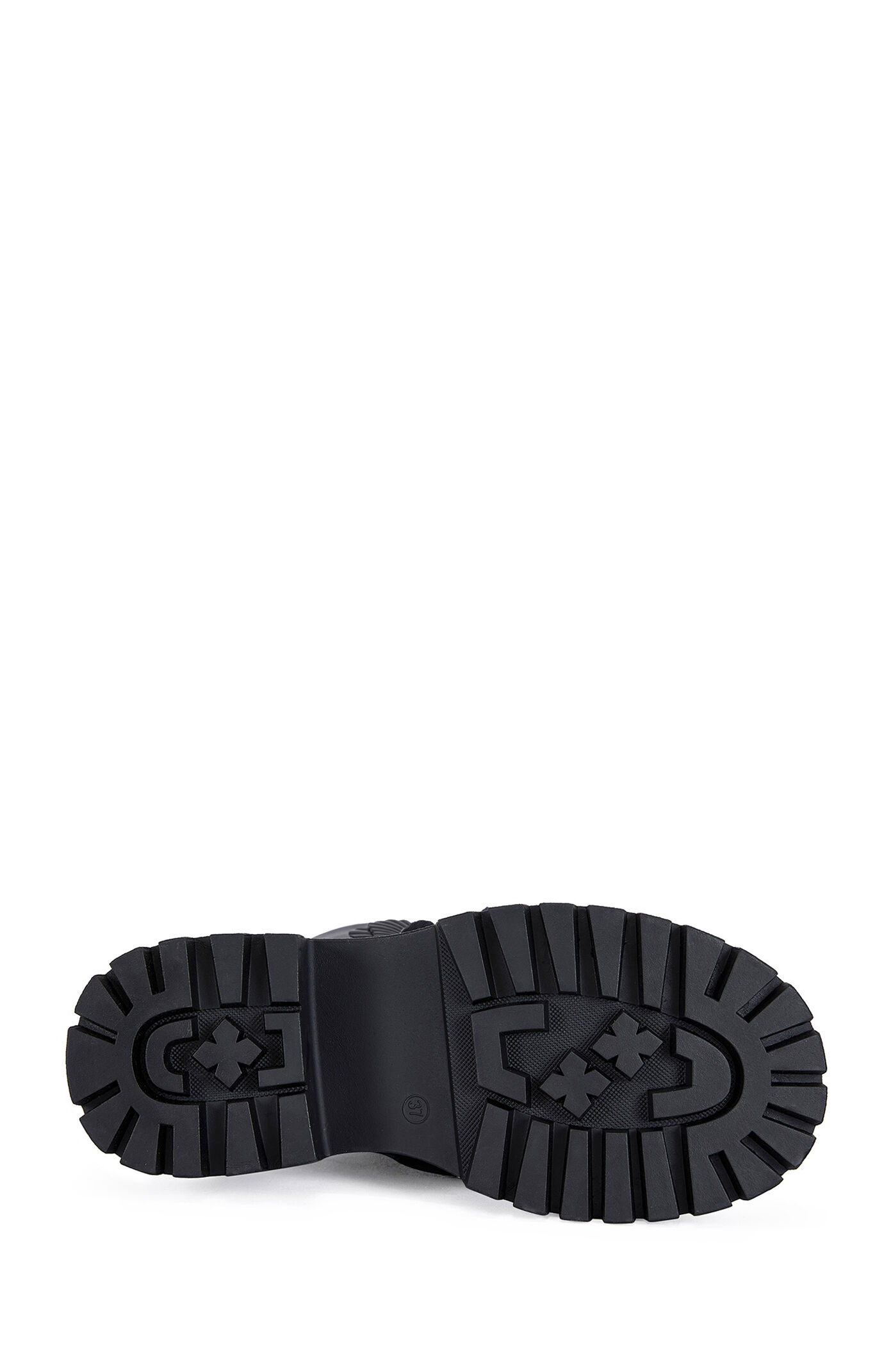 AZALEA WANG Women's Devoir Black 3D Flower Combat Boots