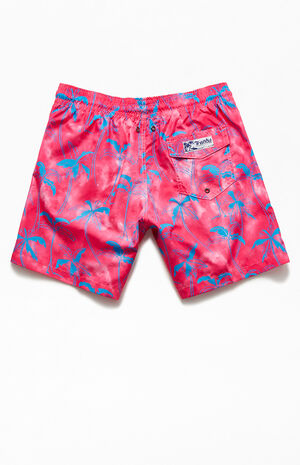 Palm Tie Dyed 16" Swim Trunks Palm Tie Dyed 16" Swim Trunks image number null