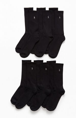 6 Pack Cotton Crew Socks 6 Pack Cotton Crew Socks image number 1