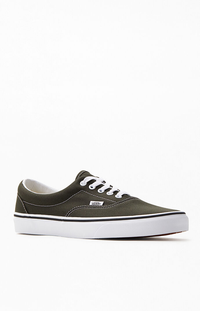forest green vans authentic