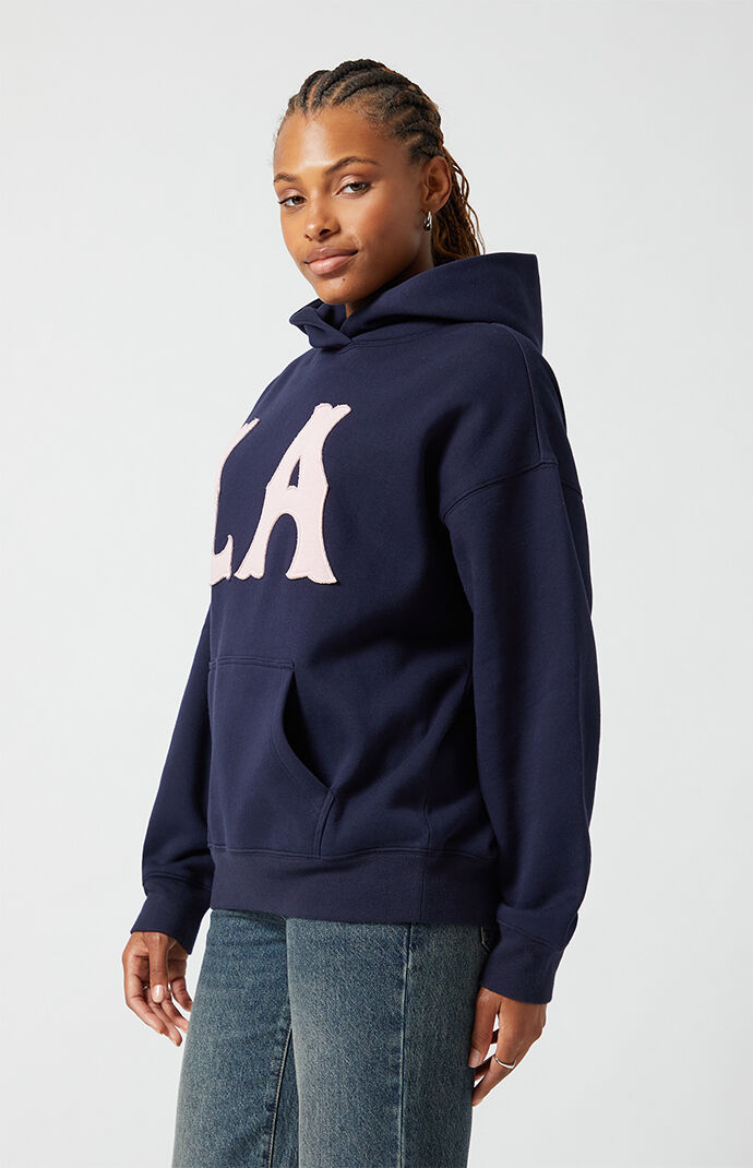 Pacsun Navy LA Applique Hoodie | Pacsun