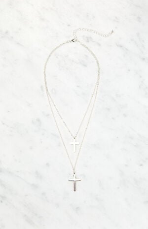 Cross Layered Necklace