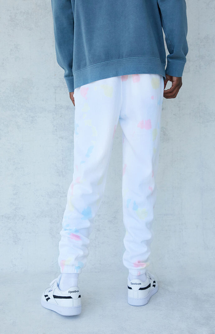 Multi-colored Tie Dyed Fleece Sweatpants
