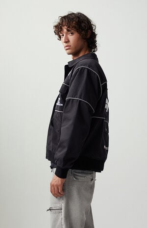 x PacSun Austin Grid Sports Jacket image number 3