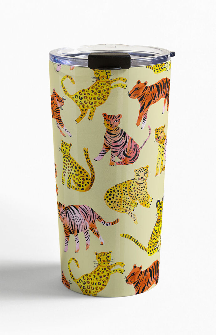 Safari Tigers Leopards Travel Mug