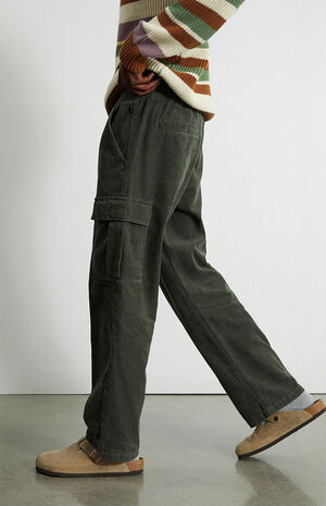 Baggy Drawstring Corduroy Pants image number 3