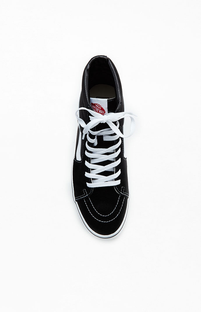 vans sk8 hi canvas black
