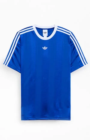 Blue Jacquard Short Sleeve Jersey image number 1