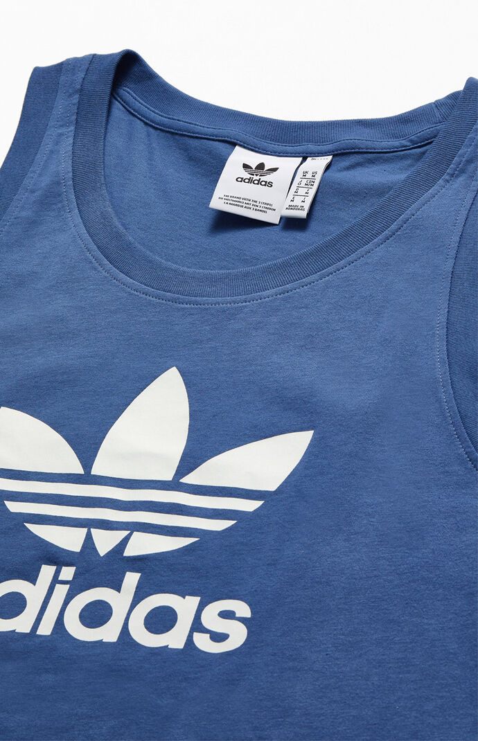 Blue Trefoil Tank Top