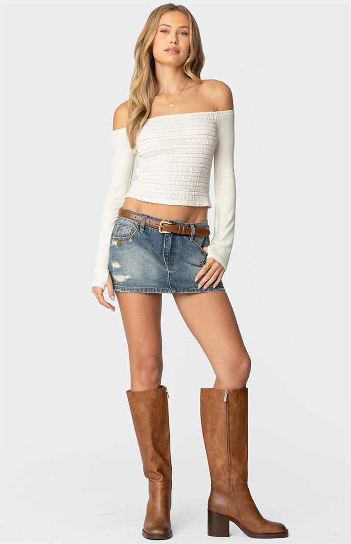 Edikted Aurelie Off Shoulder Top