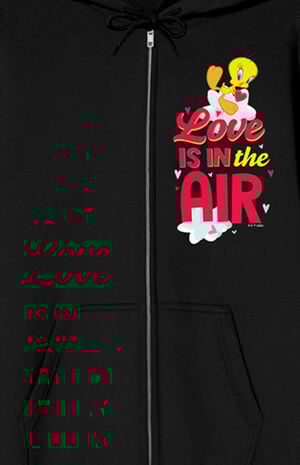 Looney Tunes Love Is In The Air Zip Up Hoodie image number 2