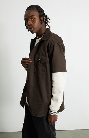 Brown Work Shirt image number 3