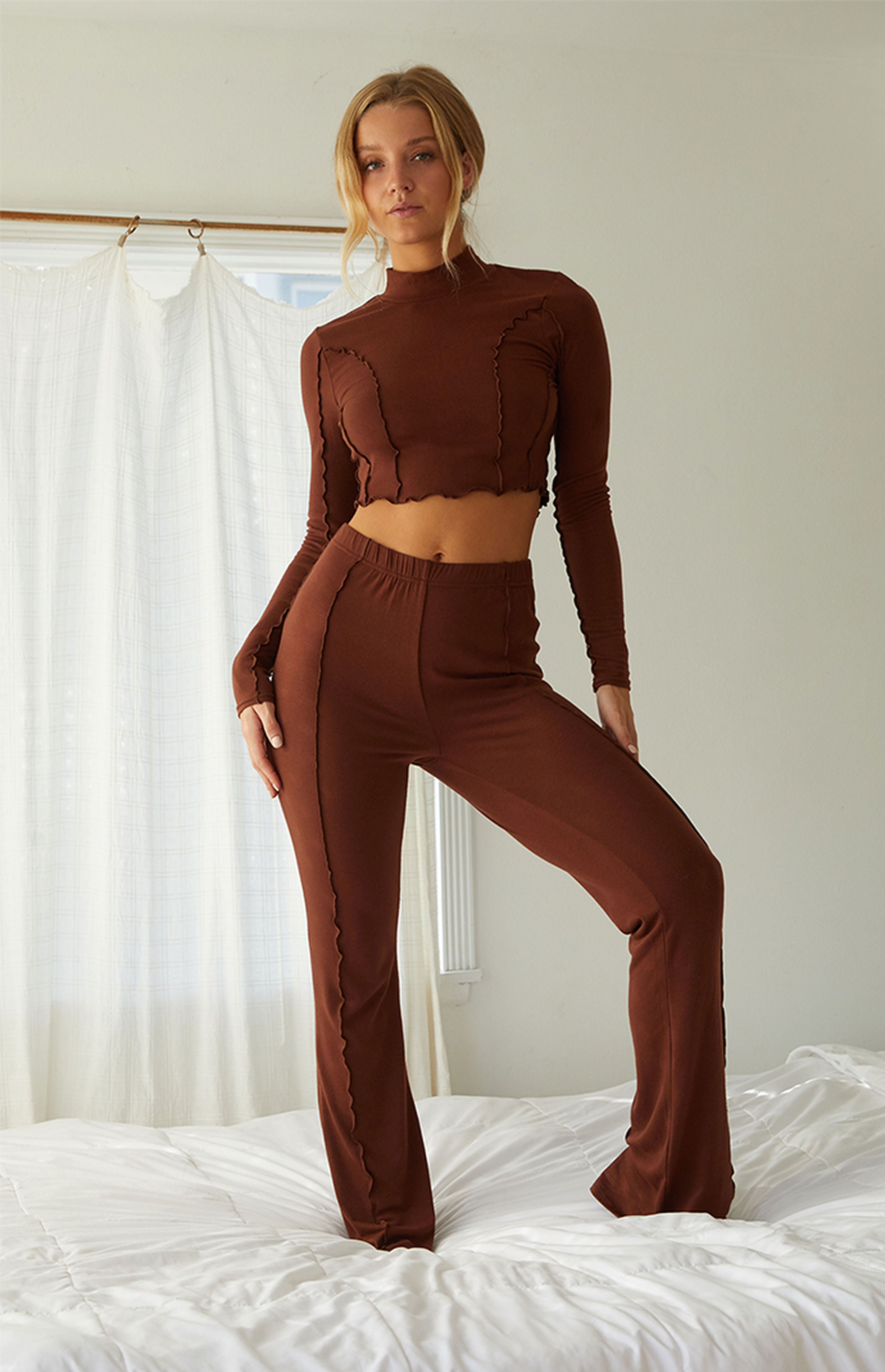 LA Hearts by PacSun Lounge Seamed Flare Pants PacSun