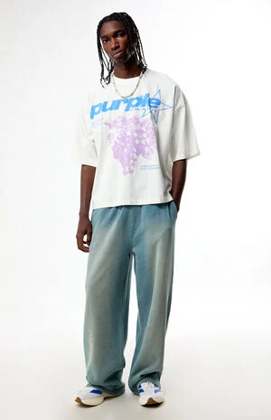 Purple Cropped Boxy T-Shirt image number 5