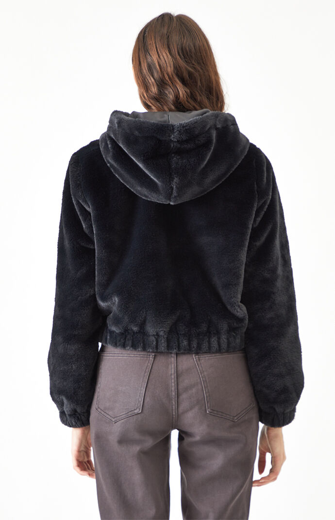 Faux Fur Hooded Jacket