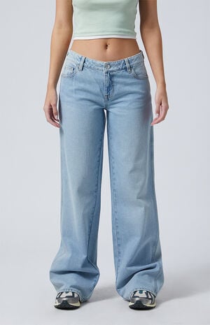 Casey Low Rise Baggy Jeans Indigo