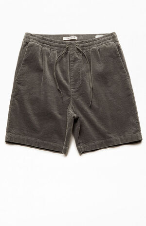 Green Corduroy Volley Shorts image number 1