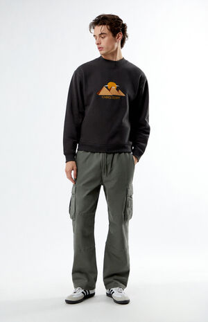 Cairo Egypt Embroidered Crew Neck Sweatshirt image number 4