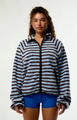 Active Ski Fleece Printed Ripper Jacket image number 3