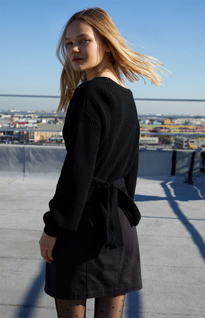 Ballet Wrap Sweater