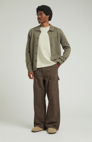 Brown Baggy Carpenter Cargo Pants image number 2