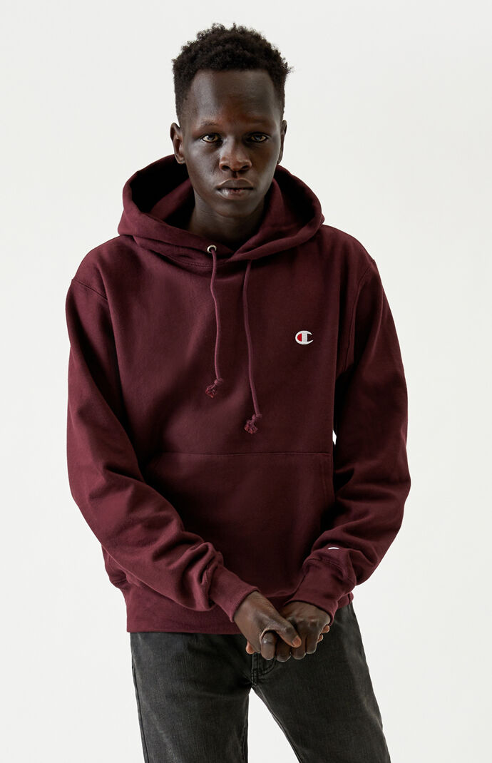 Mini C Reverse Weave Pullover Hoodie