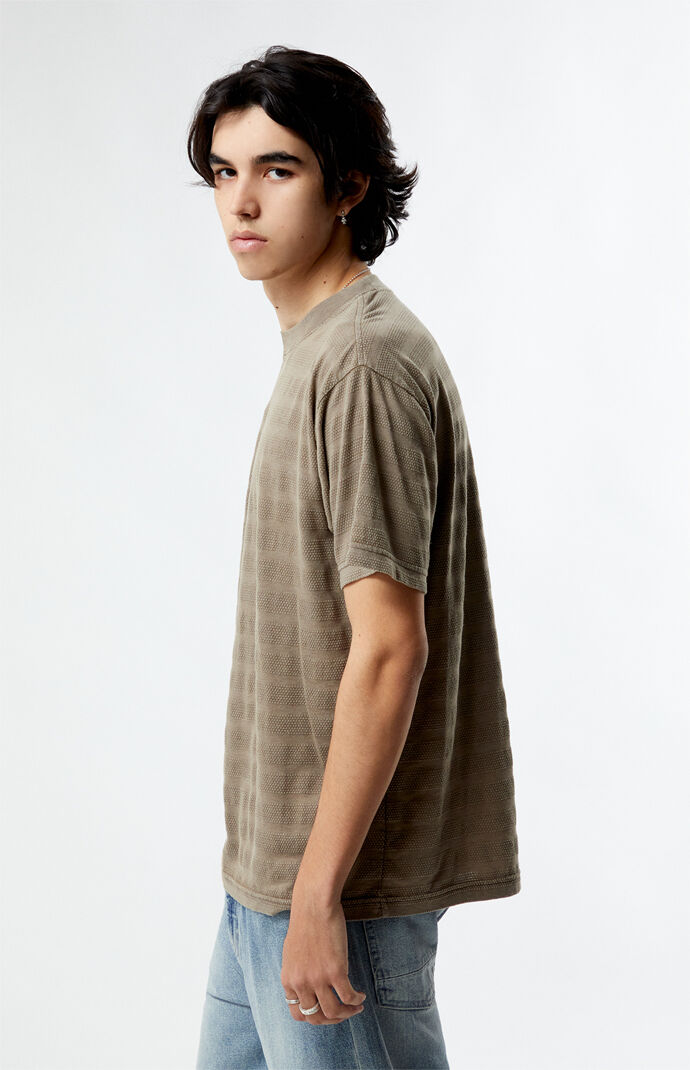 【Raucohouse】Velin pigment stripe T-shirt Raucohouse(ラウコハウス) - ベリンピグメントボーダーTシャツ