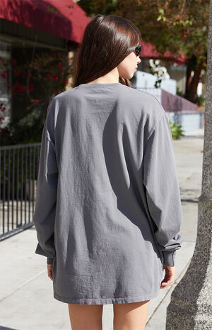 Radio Silence Long Sleeve Oversized T-Shirt image number 4