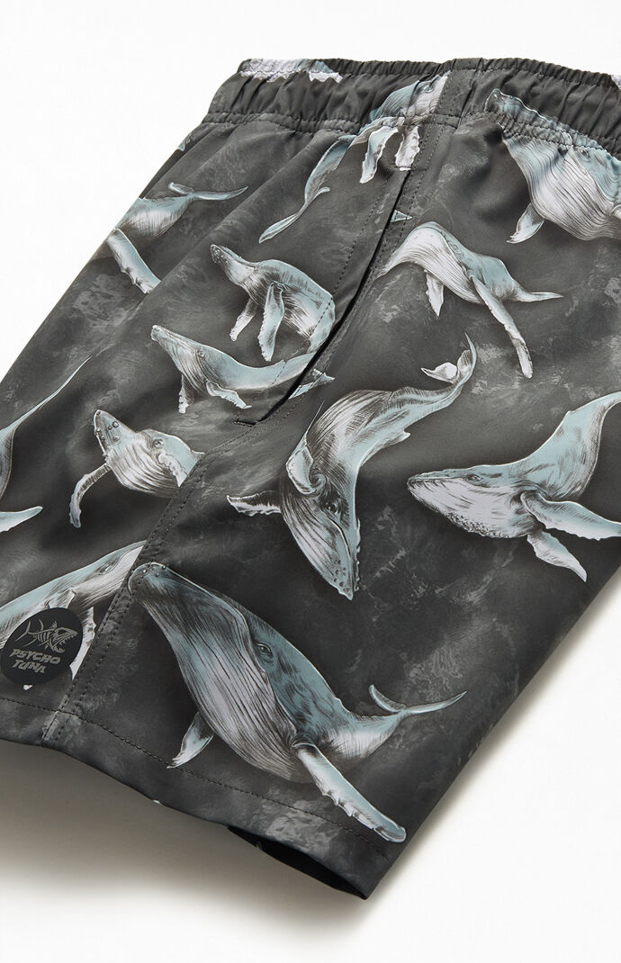 Whales 17" Swim Trunks