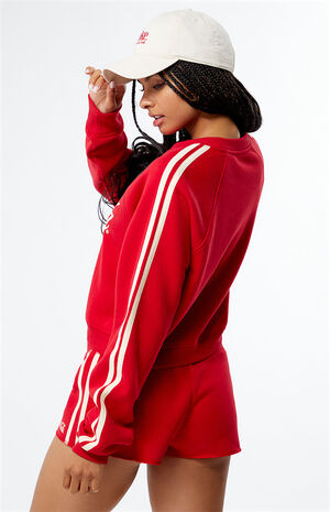 By PacSun Enjoy Sporty Raglan Cropped Sweatshirt image number 4