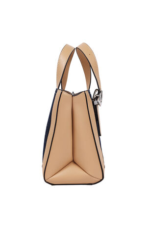 Dark Denim Arvin Buddha Motif Crossbody Tote Bag image number 4