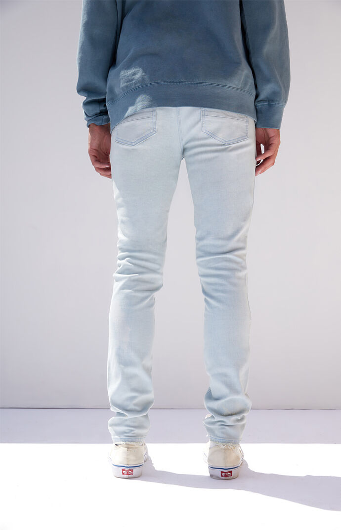 Light Ripped Stacked Skinny Jeans