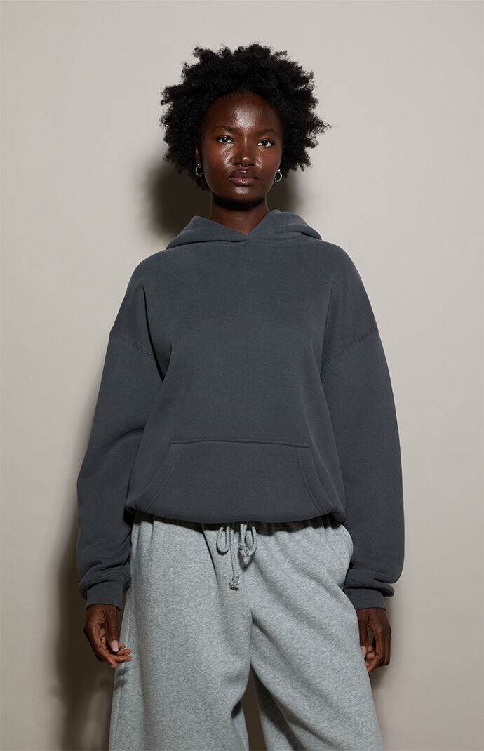 Pacsun Dark Gray Ultra Soft Fleece Hoodie