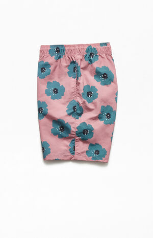 Rose 18" Floral Swim Shorts Rose 18" Floral Swim Shorts image number null