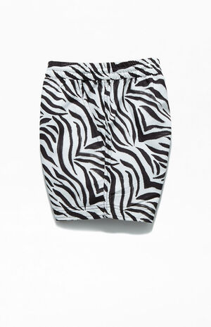 Zebra Stripe&nbsp;15" Swim Trunks image number 3