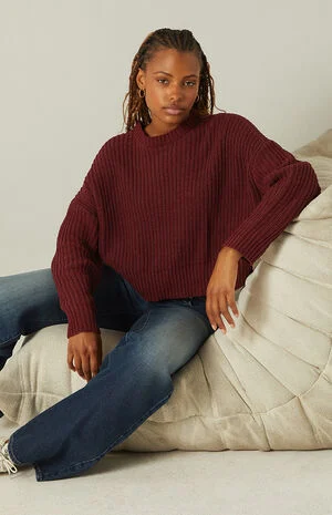 Finley Ribbed Crew Neck Sweater image number 1