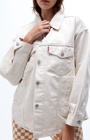 Levi's Off White Denim Shirt Jacket | PacSun