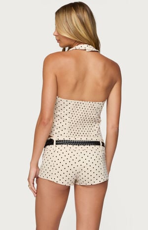 Bobbie Polka Dot Halter Top image number 3