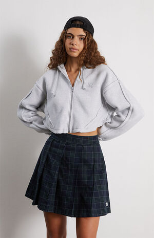 Gray Adicolor Full Zip Hoodie image number 3