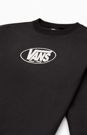 Kids Black Classic Oval Crew Neck Sweatshirt image number 2