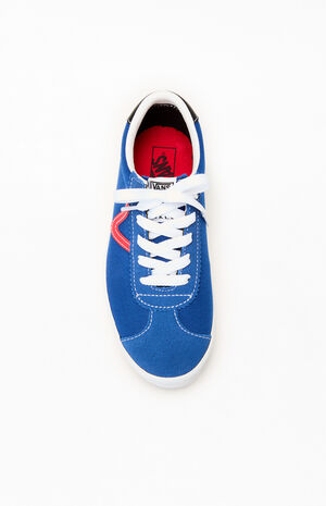 Kids Blue Sport Low Shoes image number 5