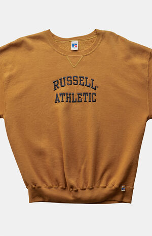 2000s Tan Russell Athletics Sweatshirt image number 3