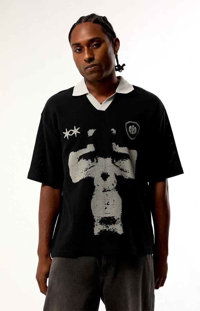 Pacsun Teeth Polo Shirt