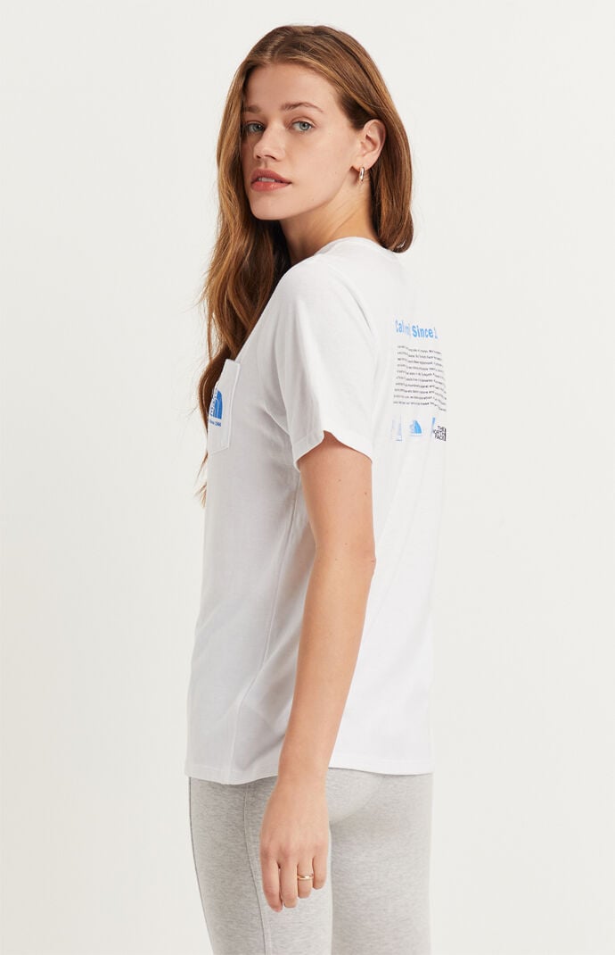White Tri-Blend Pocket T-Shirt