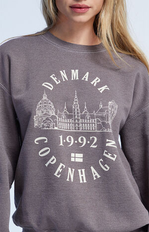 hane Gør det tungt vanter PS / LA Denmark Copenhagen Crew Neck Sweatshirt | PacSun