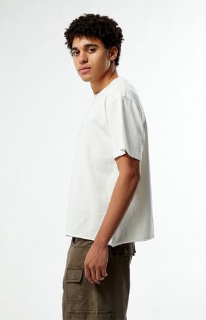 White Premium Cropped T-Shirt image number 2